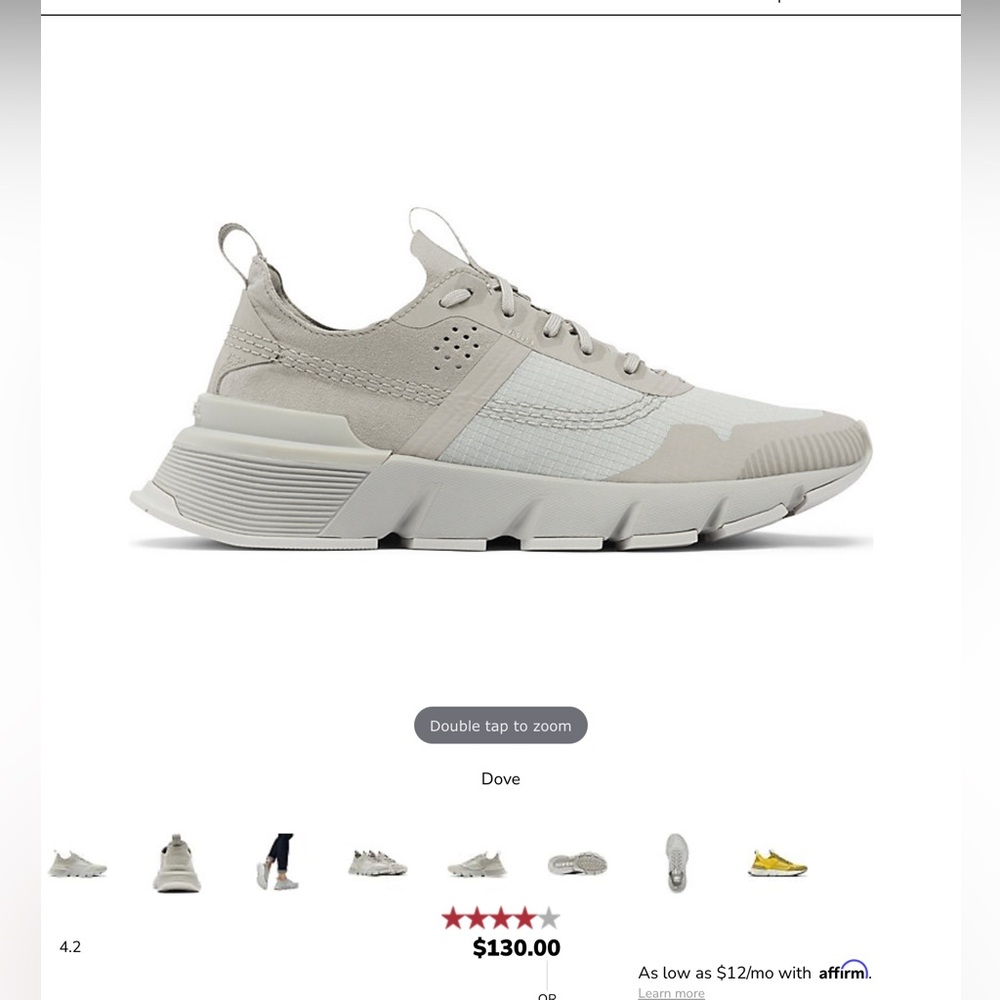 Sorel Kinetic Rush Ripstop Dove Gray